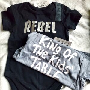 2 Children's Place Tops NWT